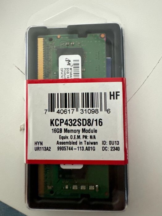 Memoria RAM  2x4GB (8GB) DDR4 2400MHZ