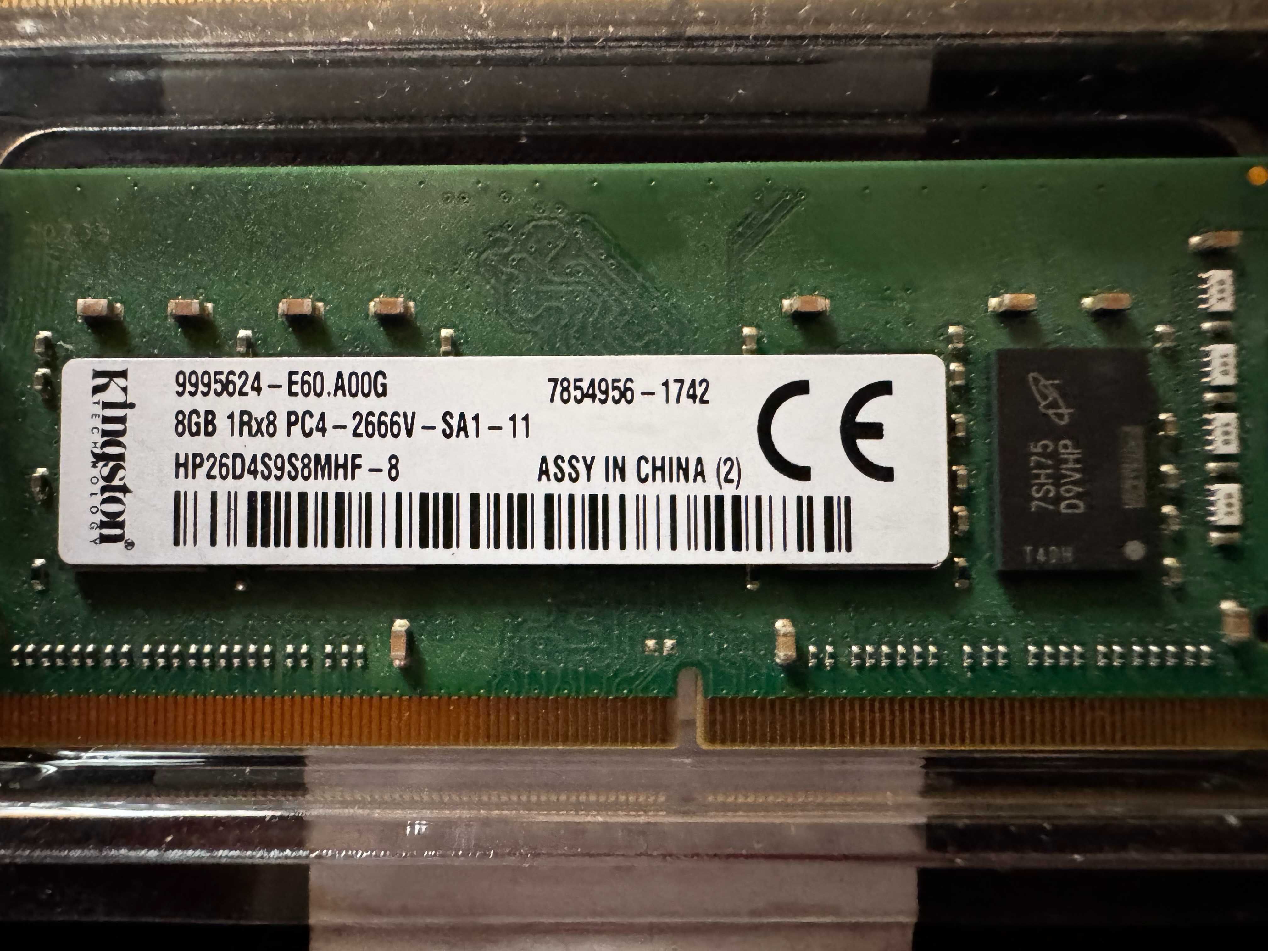Pamięć do laptopa 16GB DDR4 Kingston 2x8gb 2666 MHz SO-DIMM