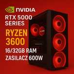 Komputer GAMINGOWY Ryzen 5 3600, RTX 5060, 600W GWAR 2 lata