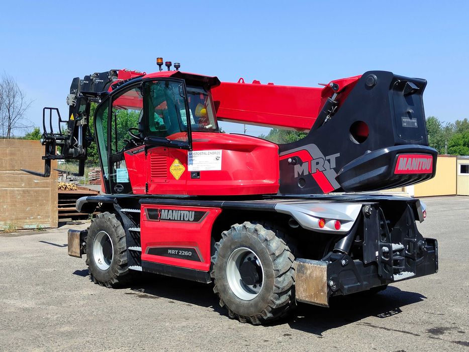 Wynajem ładowarki teleskopowej Manitou z operatorem