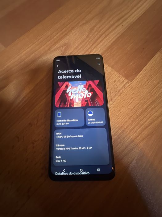 vendo moto g34 5g novo