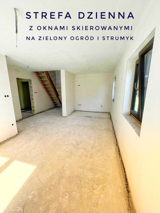 Działka budowlana 0,1640 z budynkiem w stanie surowym-Twoja przyszłość