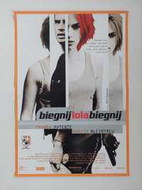 Plakat filmowy oryginalny - Biegnij Lola biegnij