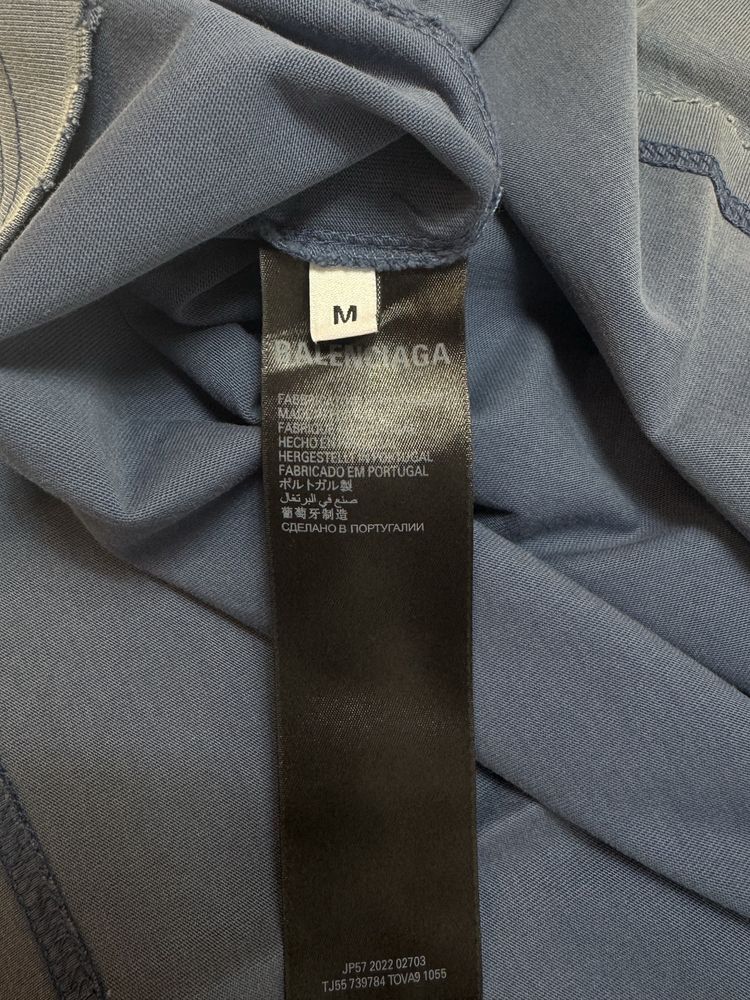 Футболка Balenciaga Burning Unity Blue M