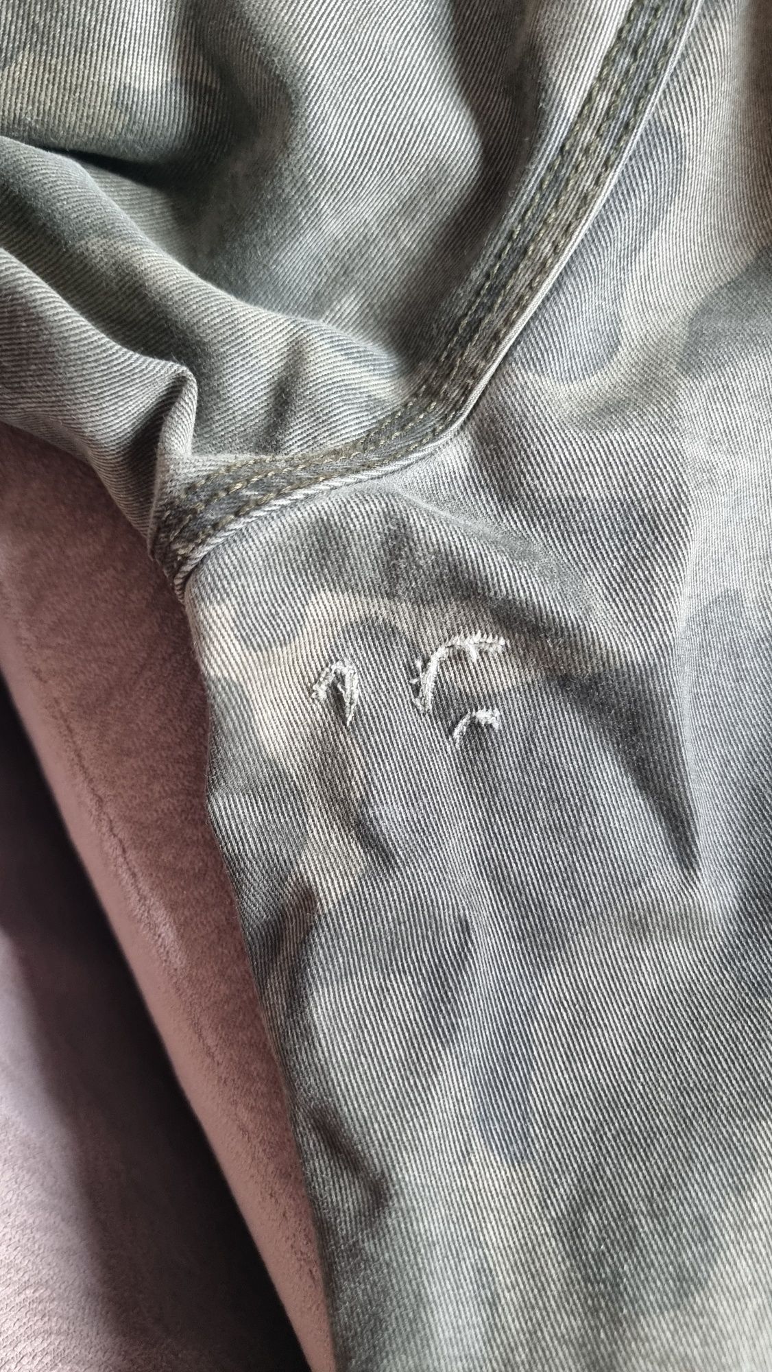 Spodnie Vans cargo bojówki jeans moro roz. 32