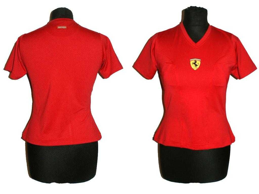 Ferrari sportowa koszulka damska T shirt moto S