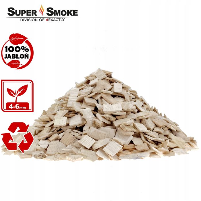 Zrębki Wędzarnicze Super Smoke BUK KL-13 (12-18mm) Extra Large 60L