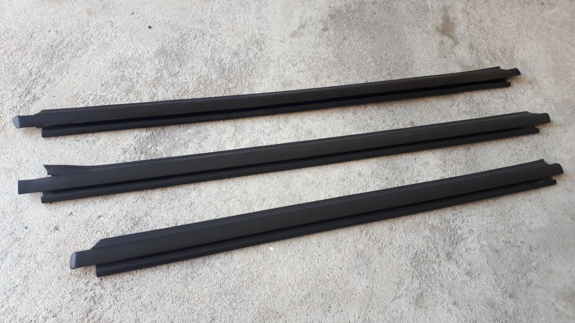 Pálas sol novas a estrear e frisos raspadores portas Fiat Panda 169