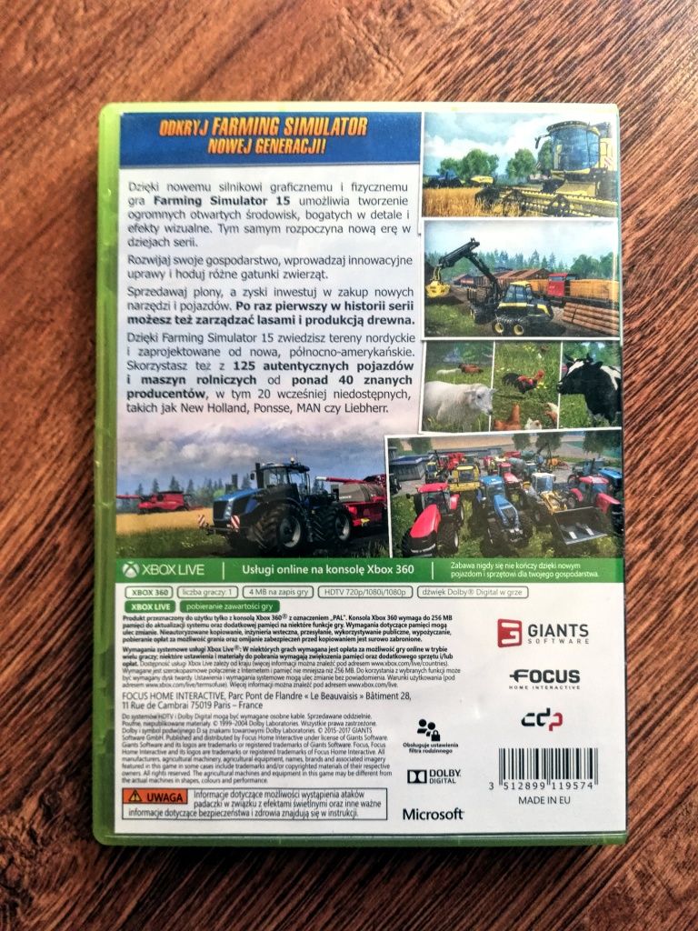 Gra Farming Simulator 15 (PL) XboX 360