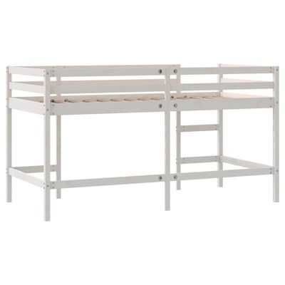 NOVO - Cama alta p/ criança c/ escada 90x190 cm pinho maciço