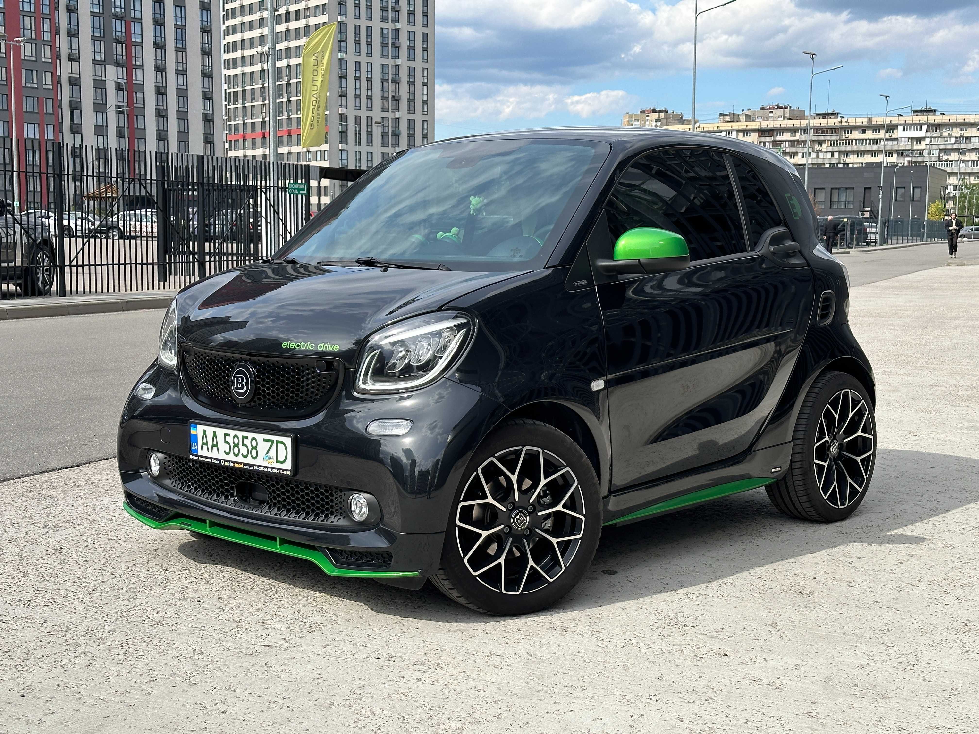 Smart Fortwo 453 ED Greenflash Brabus 12/2017