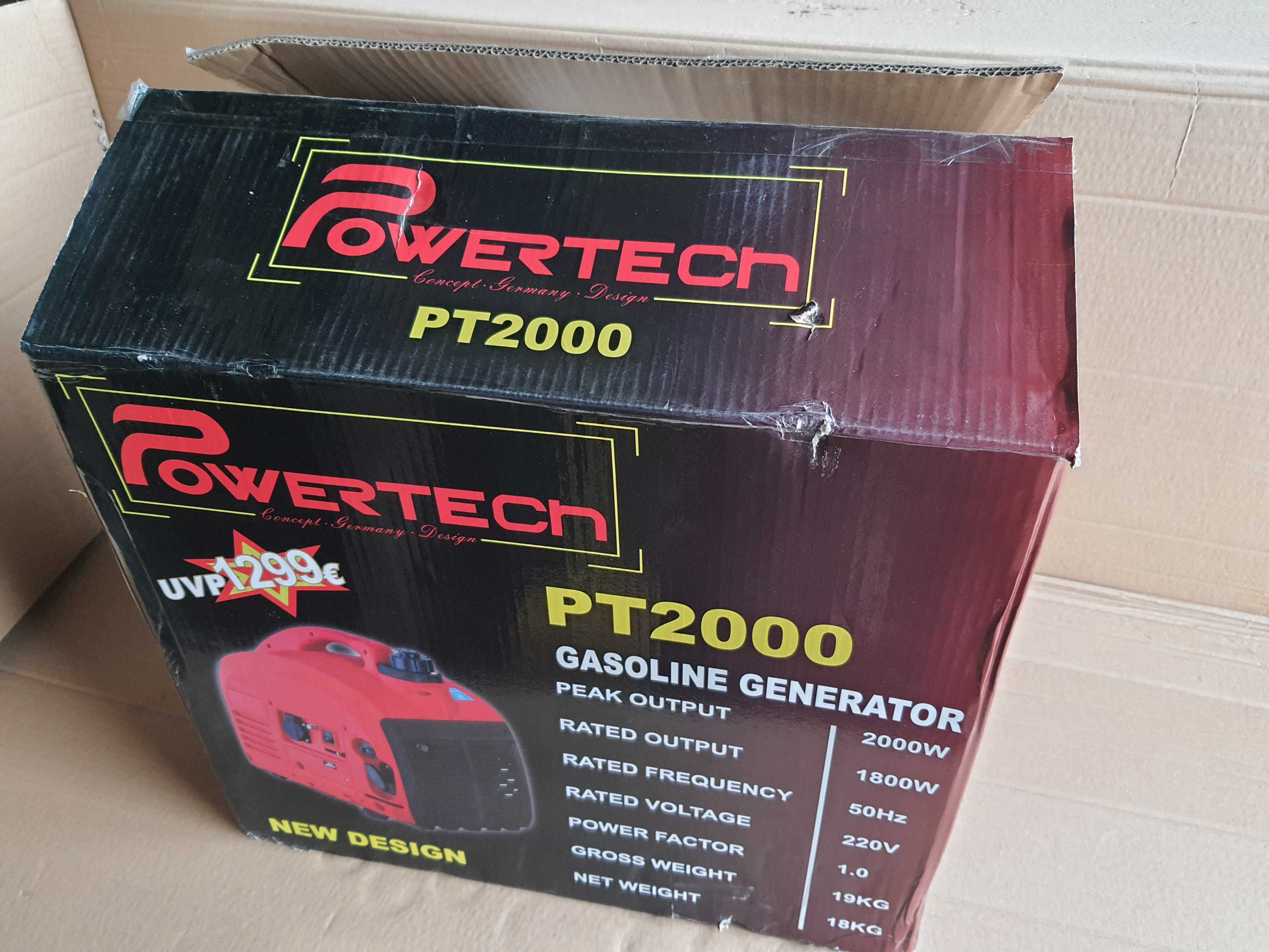 Agregat prądotwórczy PowerTech PT2000    Nowy
