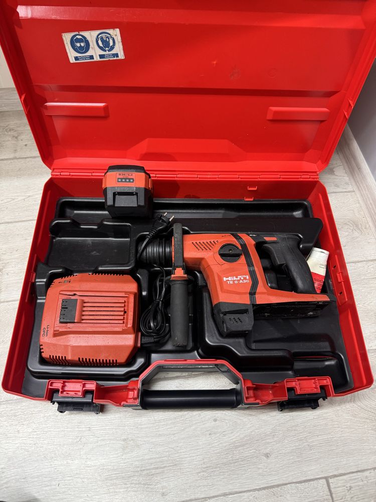 Hilti TE 6-A36 комплект перфоратор безщітковий Хілті