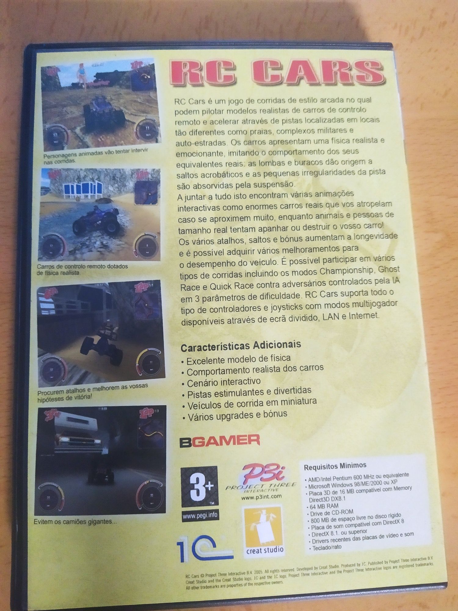 Vendo o jogo para PC de carros "RC Cars"