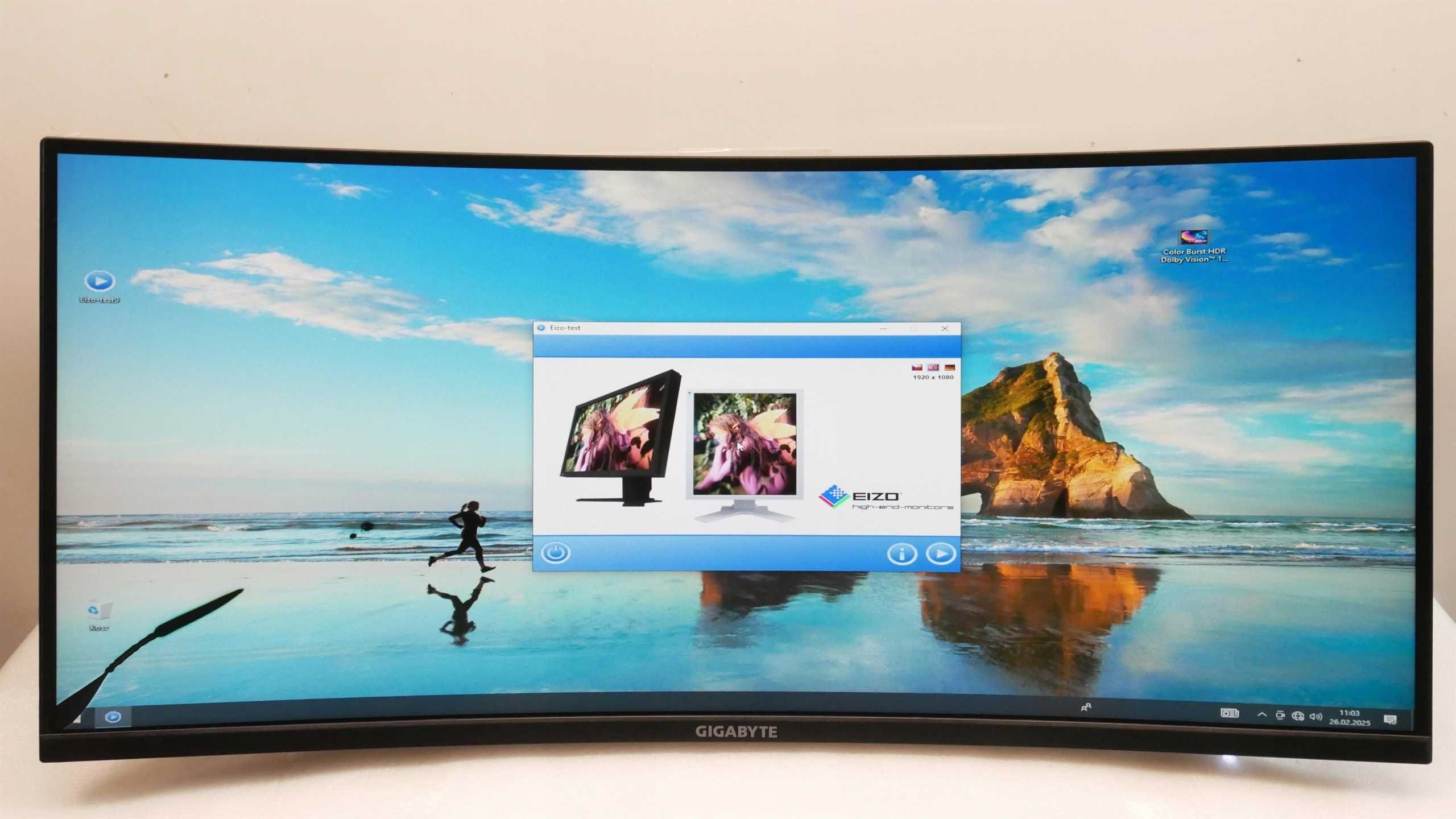 Gamingowy monitor Gigabyte GS34WQC lekko uszkodzony