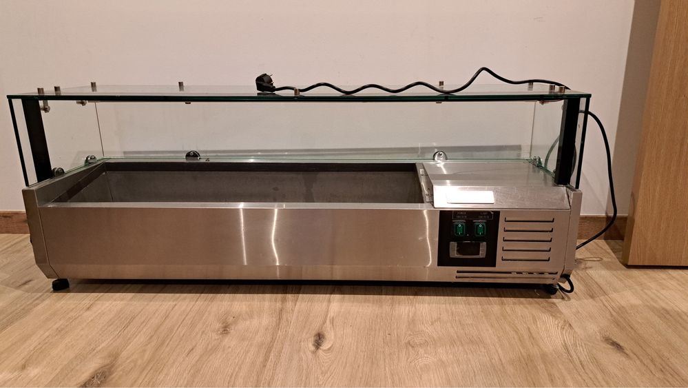 Vitrine refrigerada para ingredientes