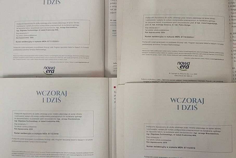 Nowa Era, 2 podręczniki bardzo widocznie używane! Historia poziom 4, 7