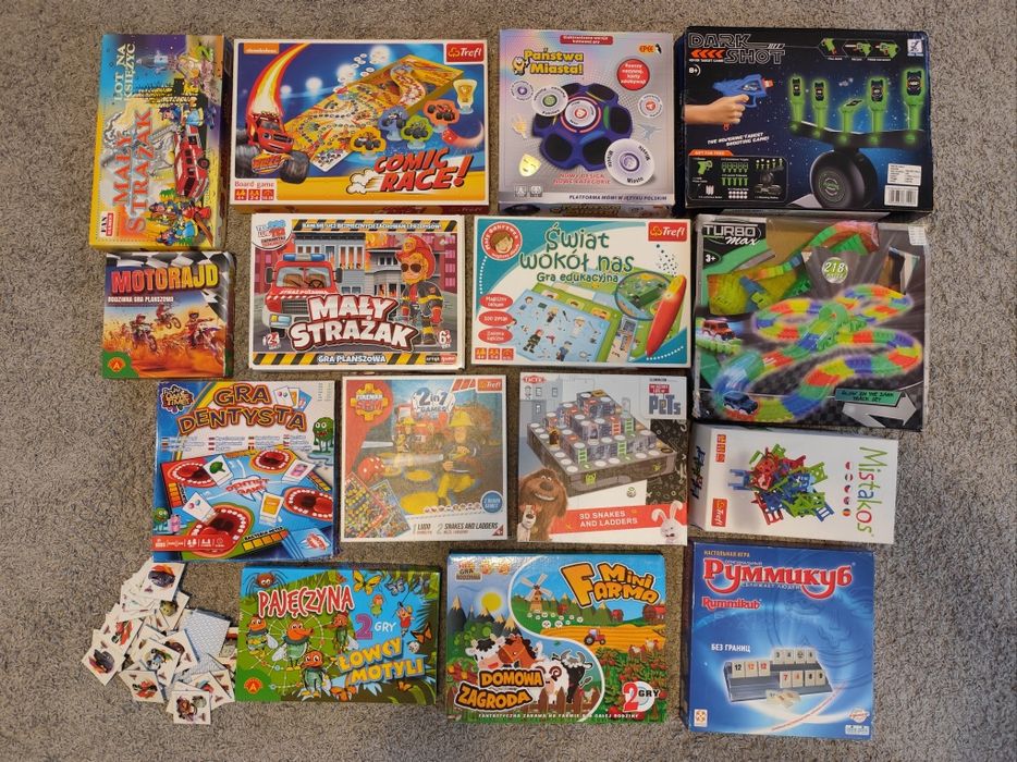 Gry planszowe - duży zestaw!
