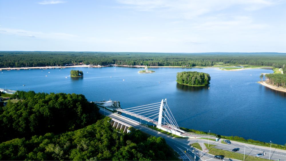 Wakacje Weekend Domek/Domki od 4-6 osób nad wodą w Sielpia Wielka