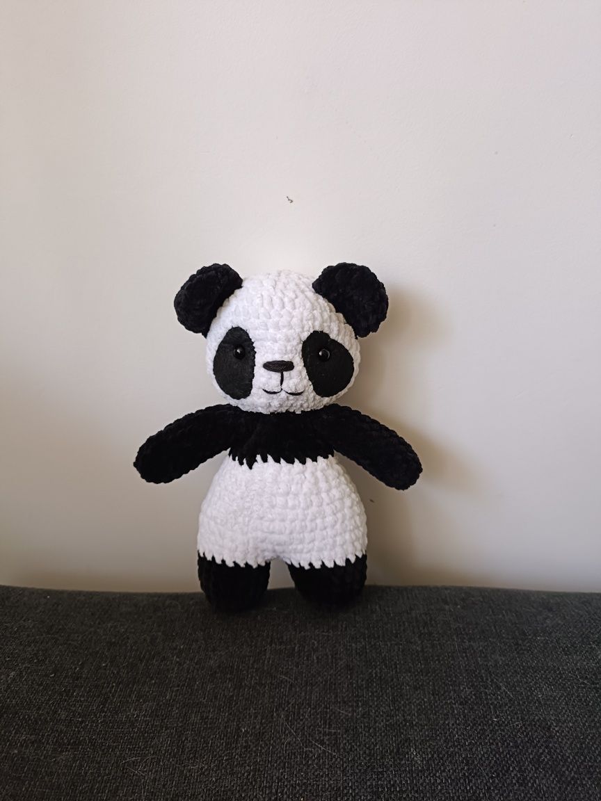 Panda na szydełku włóczka Luna Art Baby Fox