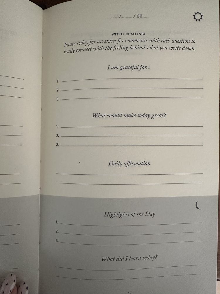 The five minute journal