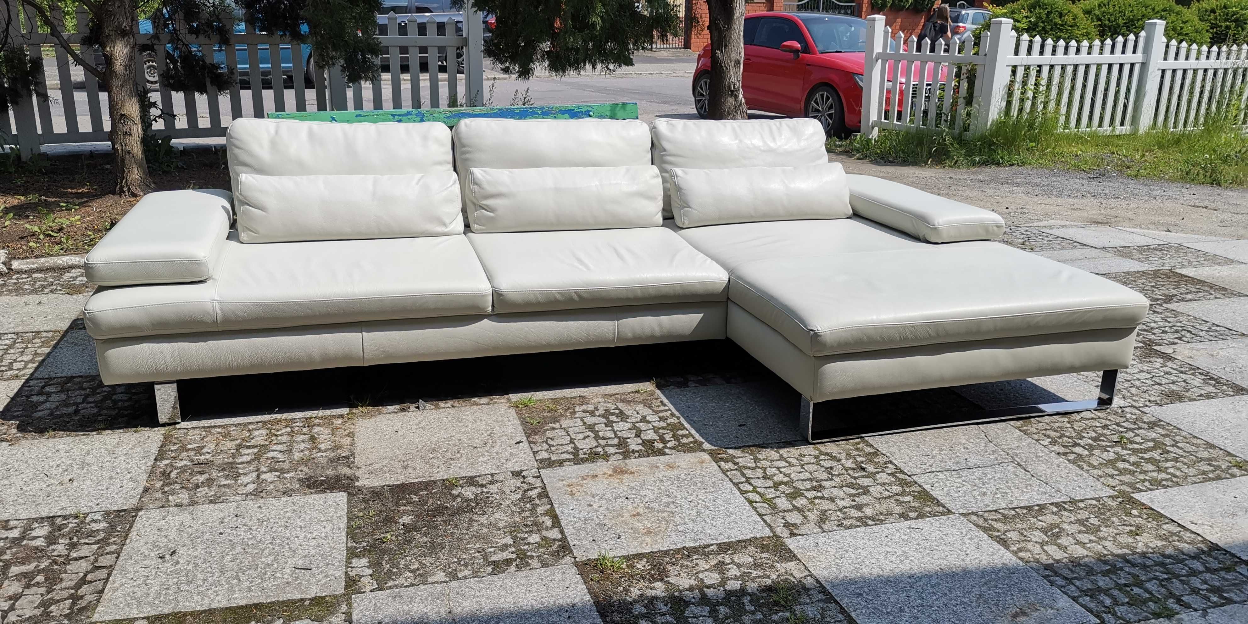 Elegancki Skórzany Narożnik - Skóra Naturalna !!!