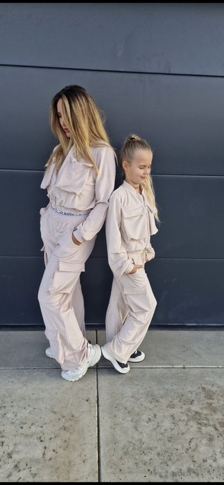 Komplet dresowy welurowy mama córka nowe ! 152 i M