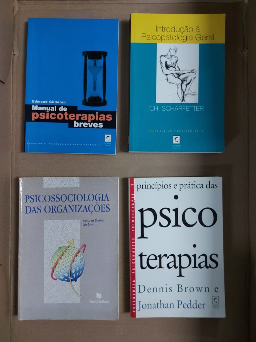 Livros técnicos Psicologia e Psiquiatria