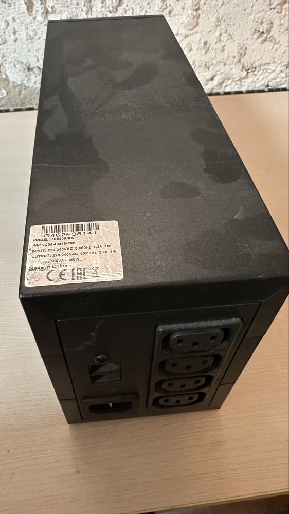 Zasilacz UPS 360W 650VA Eaton USB Aku 9Ah CSB