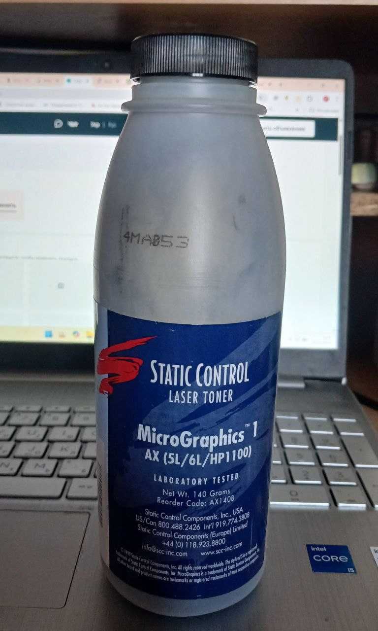 Тонер HP LJ 1100/5L/6L 140г *Static Control
