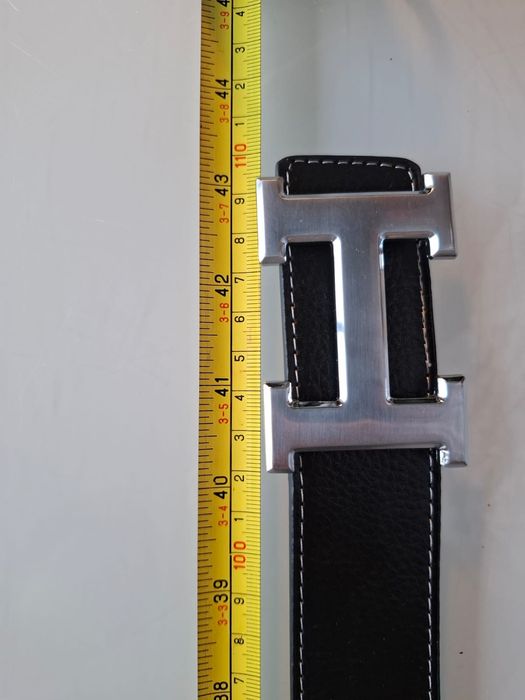 Cinto Hèrmes Preto- 110cm