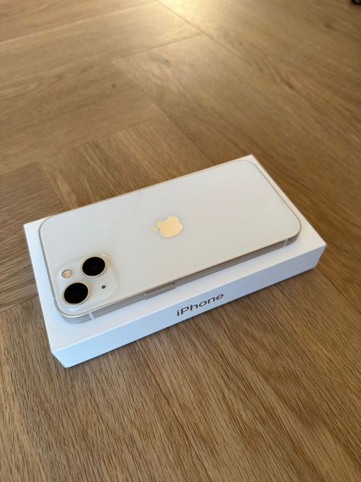 Idealny iPhone 13 128 GB STARLIGHT w PERFEKCYJNYM stanie! 100% bateria