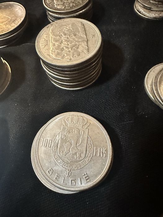 Srebrna Moneta 10 Franków Belgijskich (1951) w cenie kruszcu