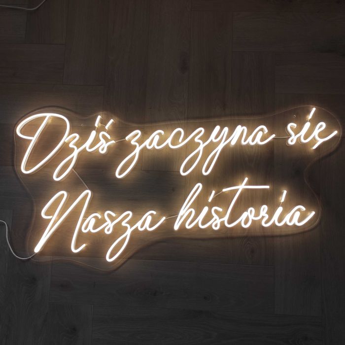 Wynajem napisów LED - dostawa i montaż GRATIS