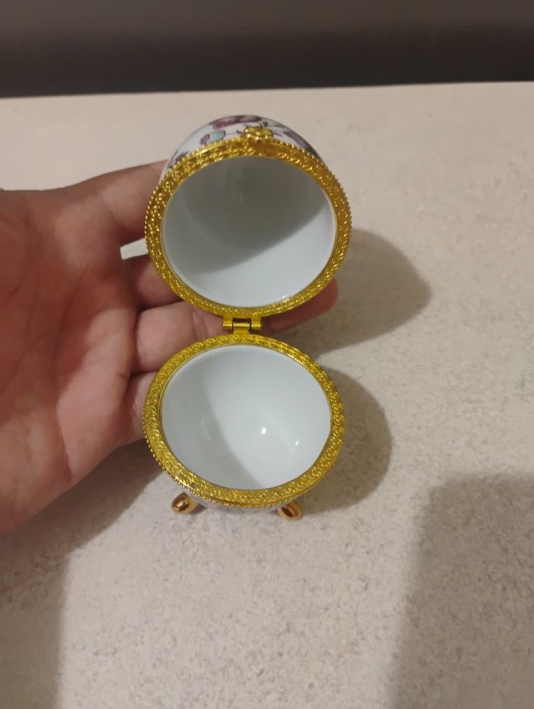 Jajko ozdobne porcelana