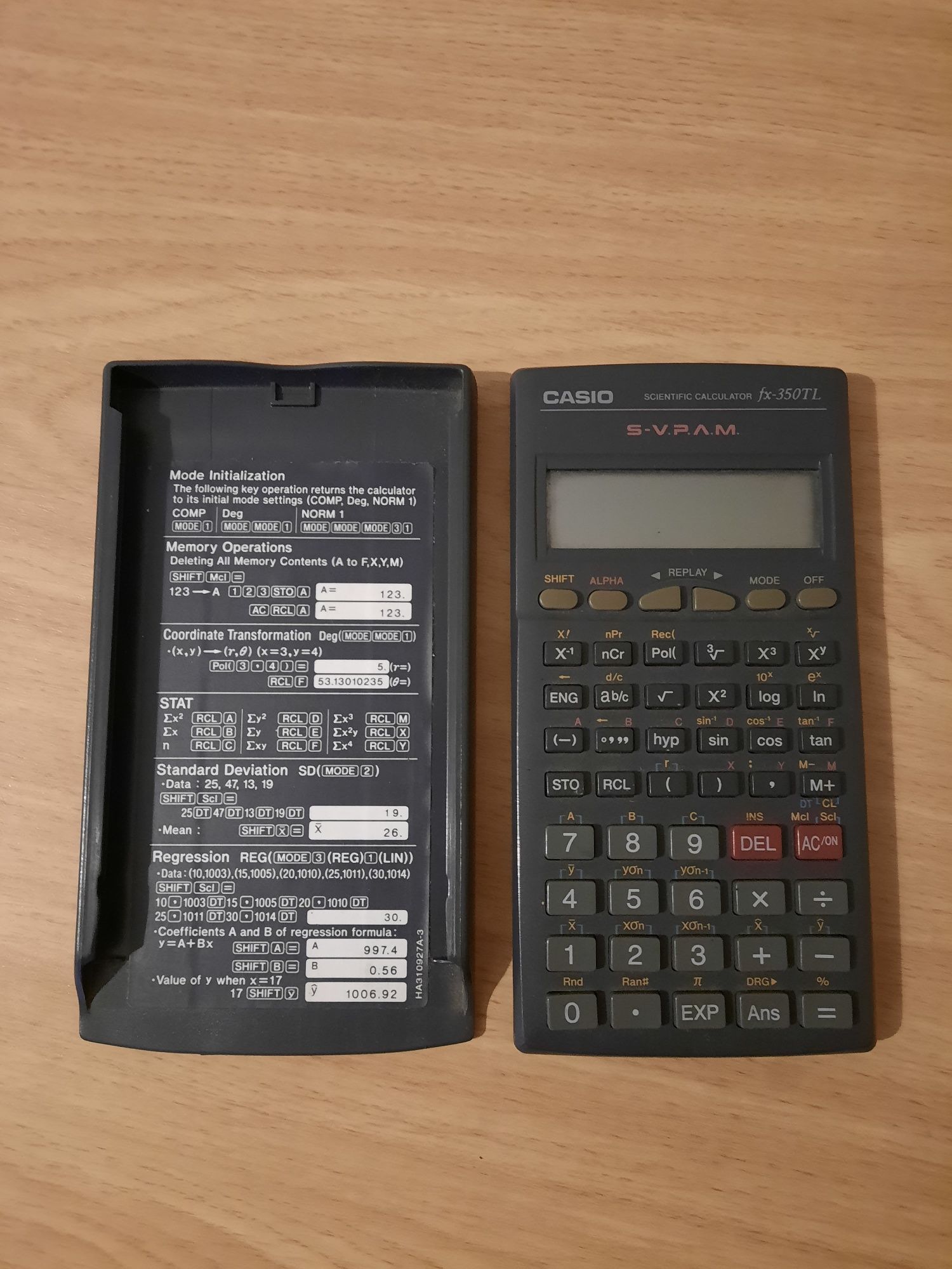 Máquina calculadora Casio