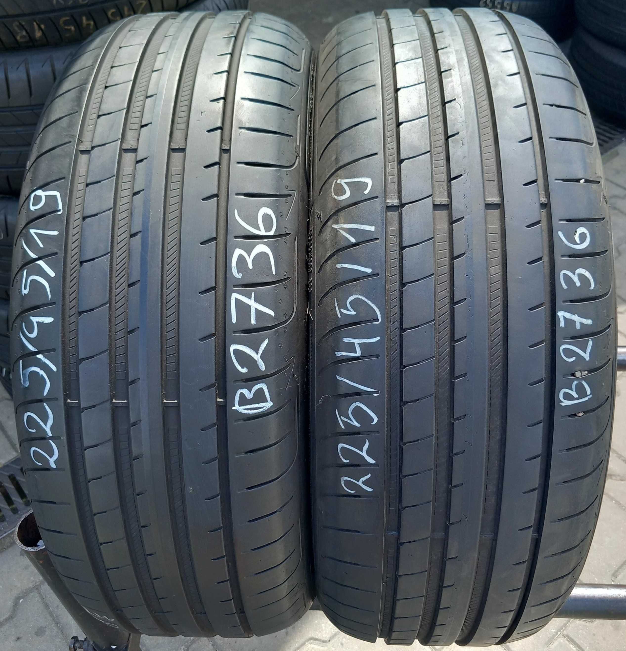 225/45/19 Goodyear Eagle F1 Asymmetric 3 H:BMW 96W