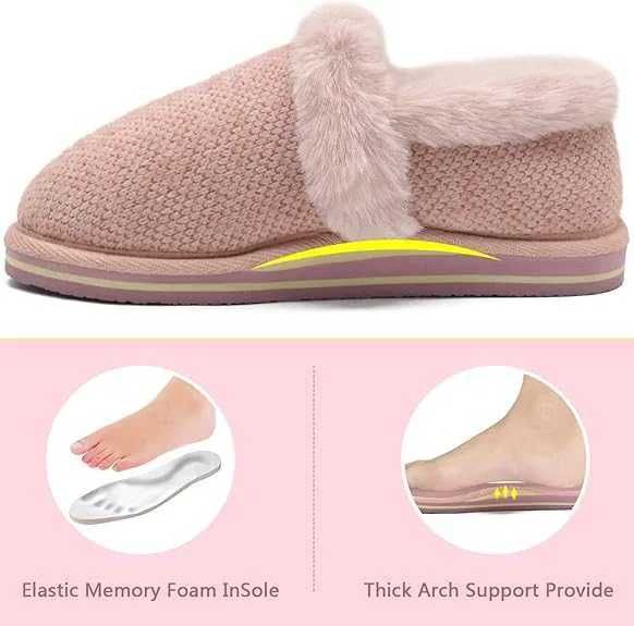 Nowe damskie kapcie / papucie / pantofle / buty / różowe !R-39! 3725!