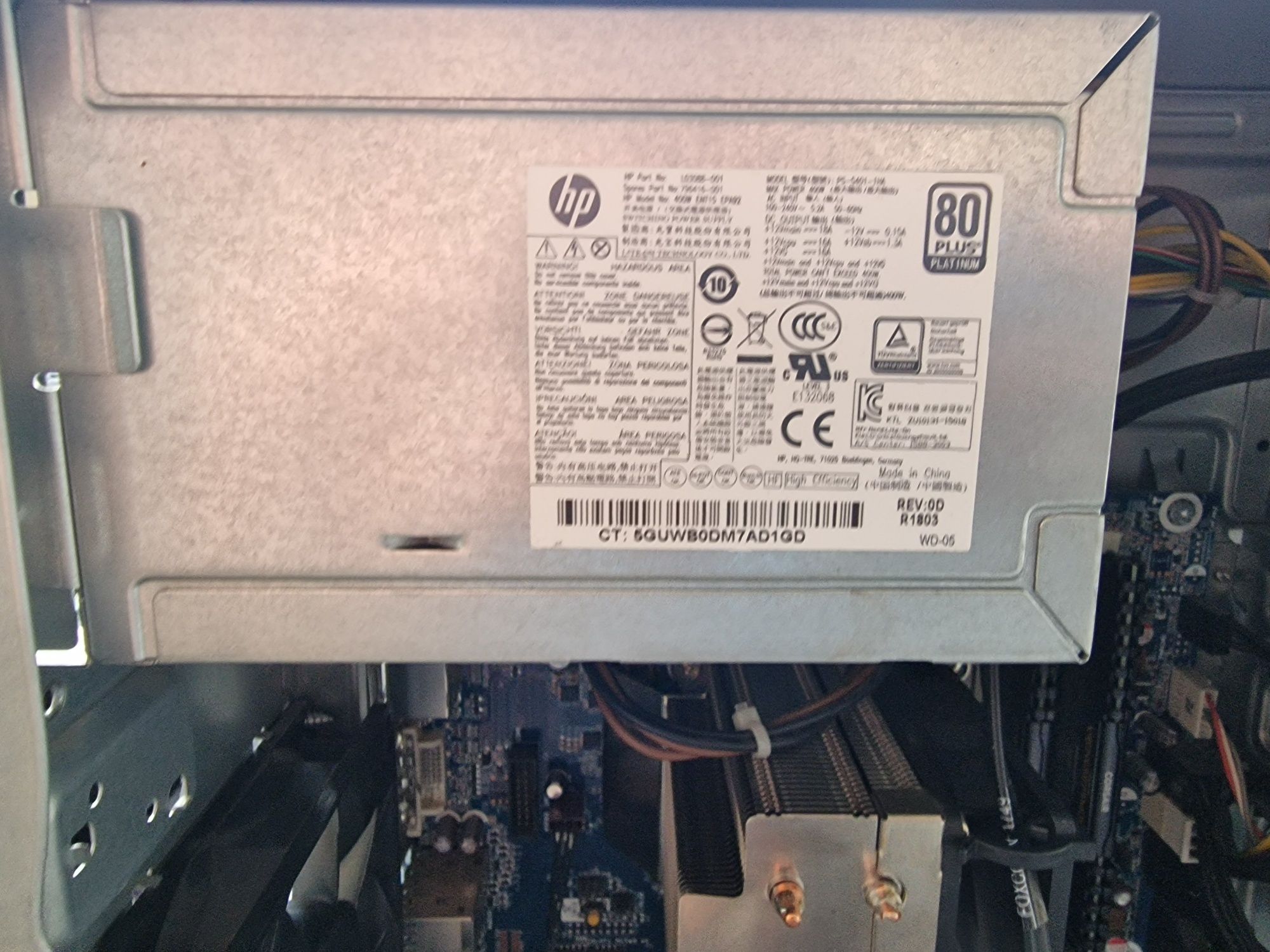 Комп'ютер | Intel Intel i7 7700К , Nvidia GTX 1060 3 gb