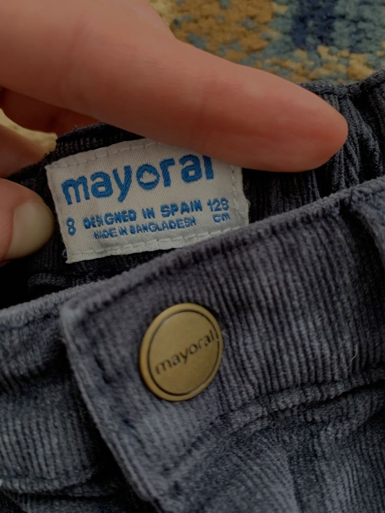 Вельветові штани брюки Mayoral на 128 см