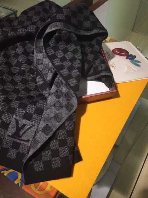 Louis Vuitton Szalik, Szal apaszka damski MĘSKI kasmir ciepły 258