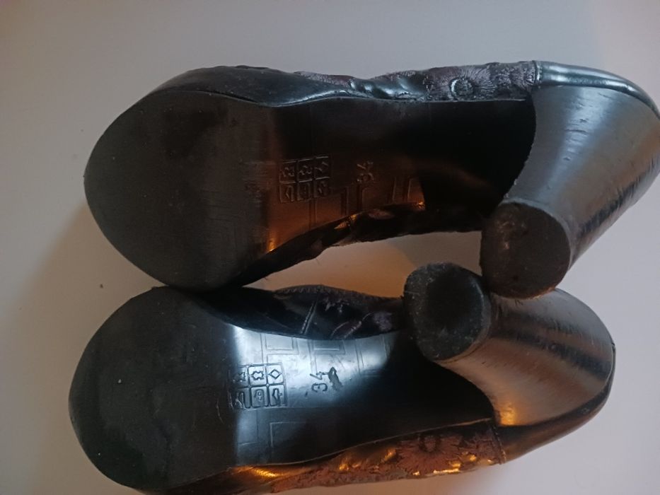 Sapatos cinza e preto, Prof , tamanho 34/35