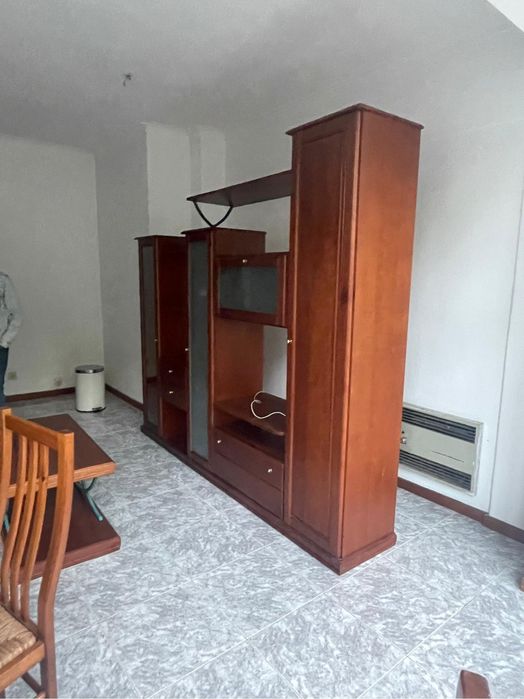 Móvel e mesa de cerejeira vintage/ retro