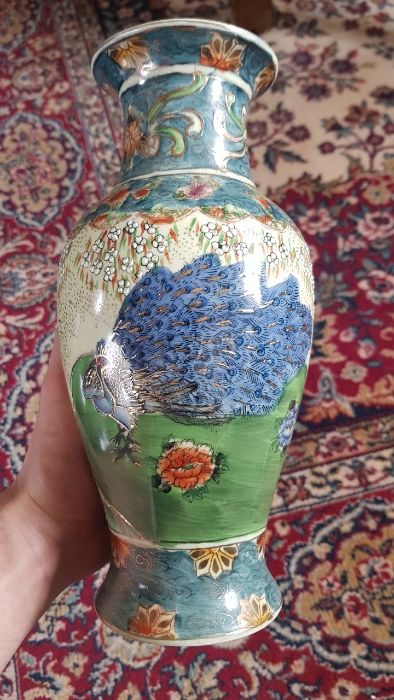 Duży orientalny chiński wazon 26cm chińska porcelana