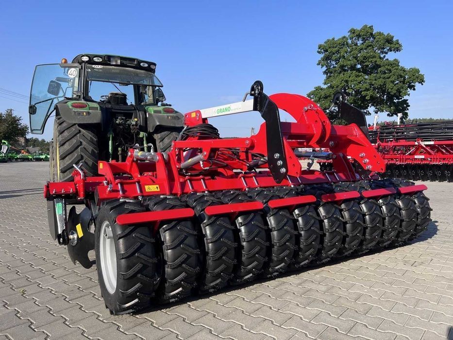 Brona talerzowa SHOP 3 m GRANO SYSTEM wał oponowy 2,5 m 2,7 m OD RĘKI