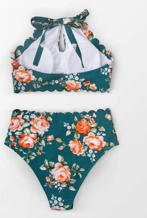 Strój kąpie cupshe rozm XS kwiaty