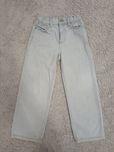 Jeansy straight z haftem Reserved 128