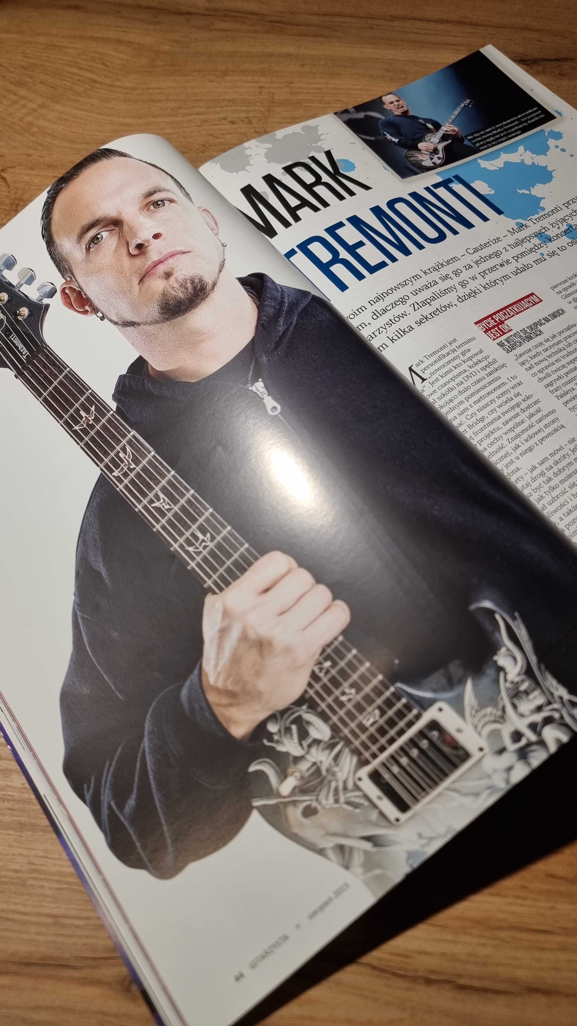 Gitarzysta 8/2015 (116) + Basista (58) - Mark Tremonti, Faith No More