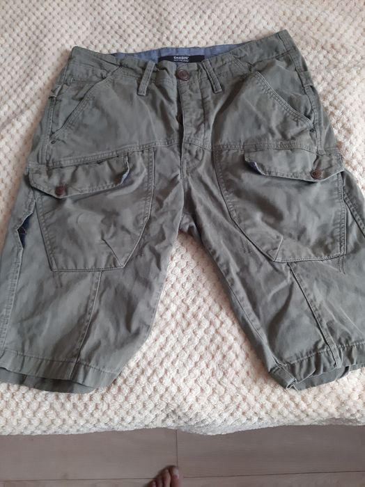 Шорти карго зеленого коляру