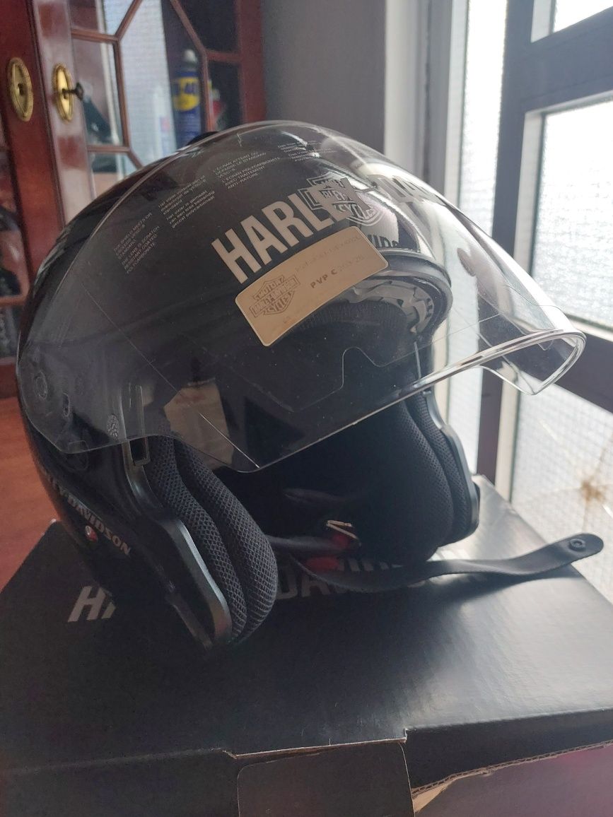 Capacete aberto Harley Davidson  , novo , tam xl